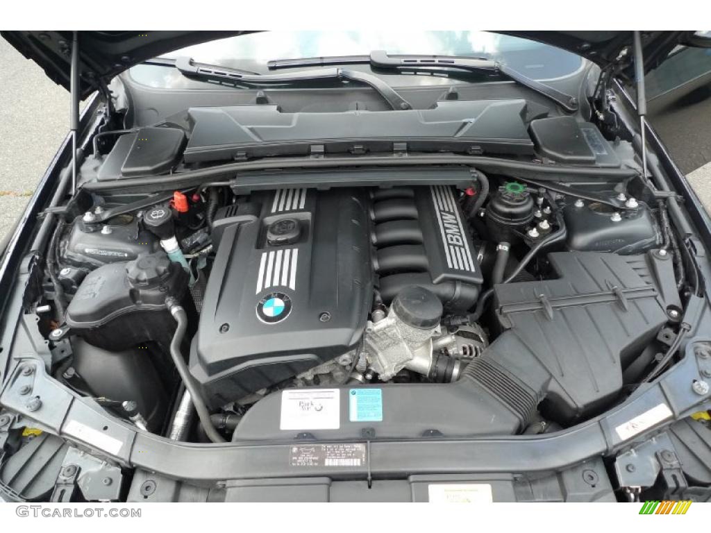 2008 3 Series 328xi Coupe - Jet Black / Black photo #8