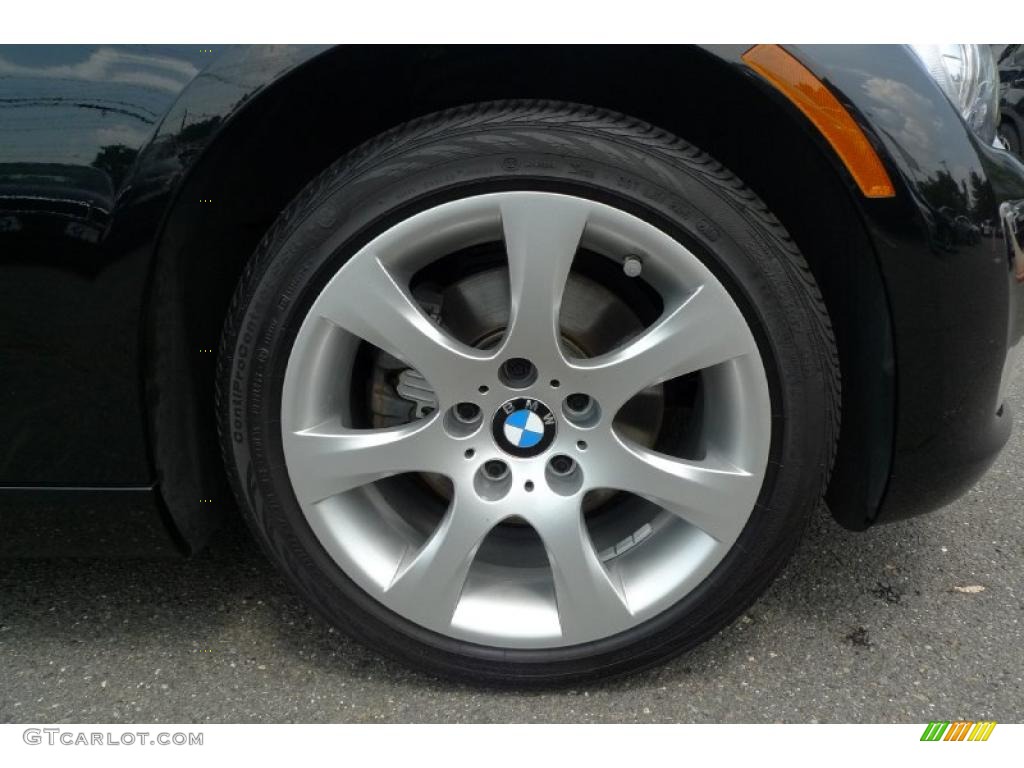 2008 3 Series 328xi Coupe - Jet Black / Black photo #19