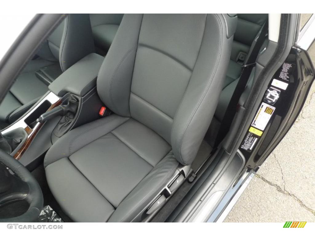 2008 3 Series 328xi Coupe - Jet Black / Black photo #26