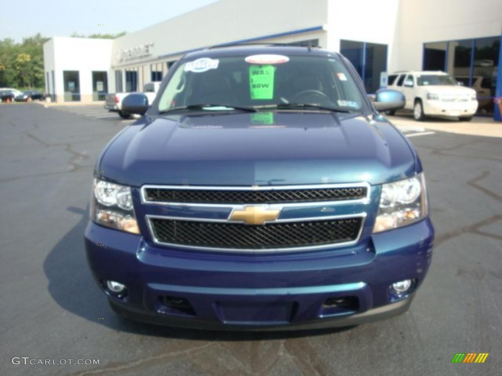 2007 Tahoe LT 4x4 - Bermuda Blue Metallic / Ebony photo #8