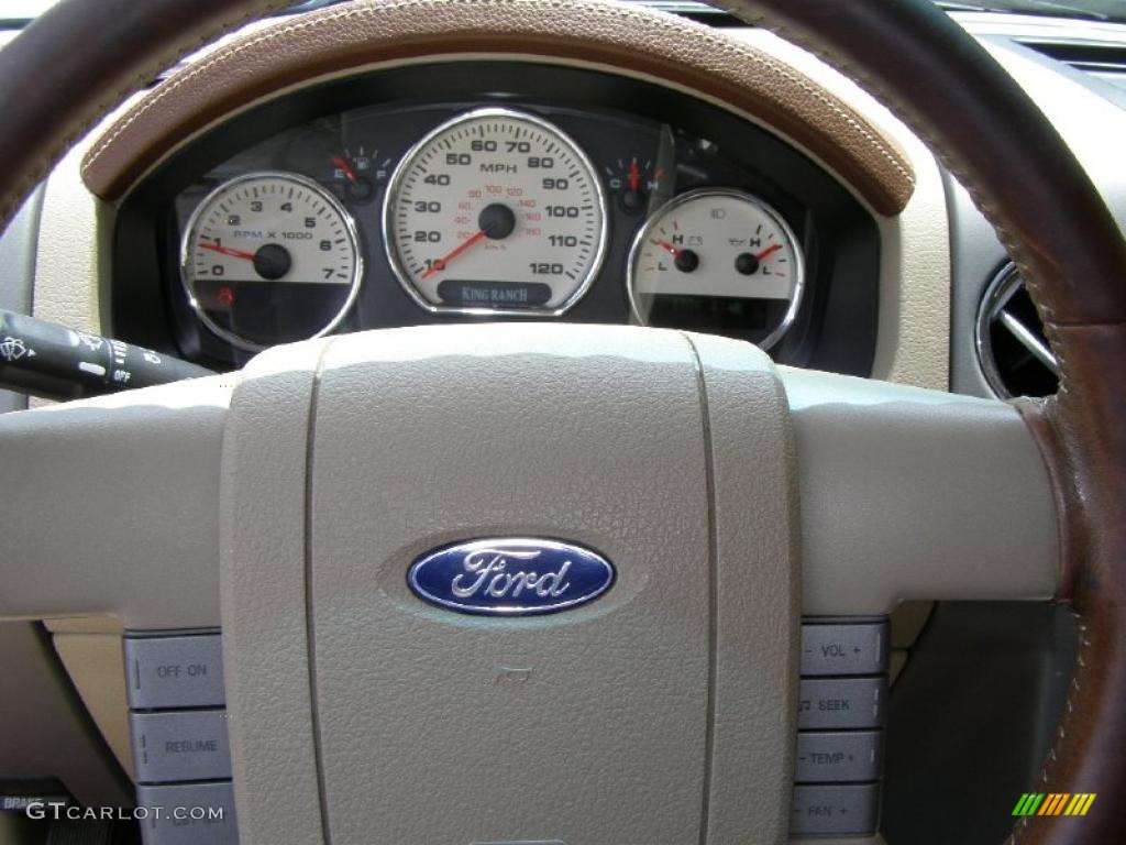 2006 F150 King Ranch SuperCrew 4x4 - Black / Castano Brown Leather photo #18