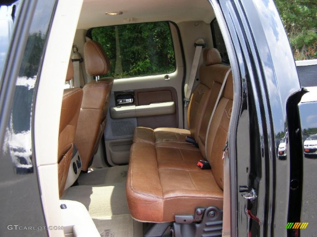 2006 F150 King Ranch SuperCrew 4x4 - Black / Castano Brown Leather photo #21