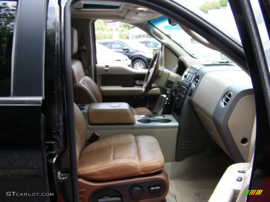 2006 F150 King Ranch SuperCrew 4x4 - Black / Castano Brown Leather photo #26