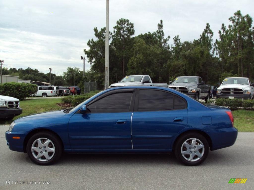 2006 Elantra GLS Sedan - Tidal Wave Blue / Gray photo #2