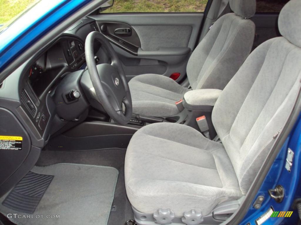 2006 Elantra GLS Sedan - Tidal Wave Blue / Gray photo #4