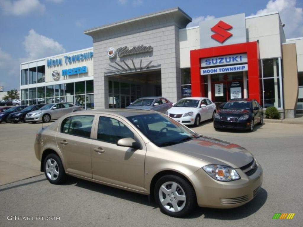 2008 Cobalt LT Sedan - Sandstone Metallic / Neutral photo #1