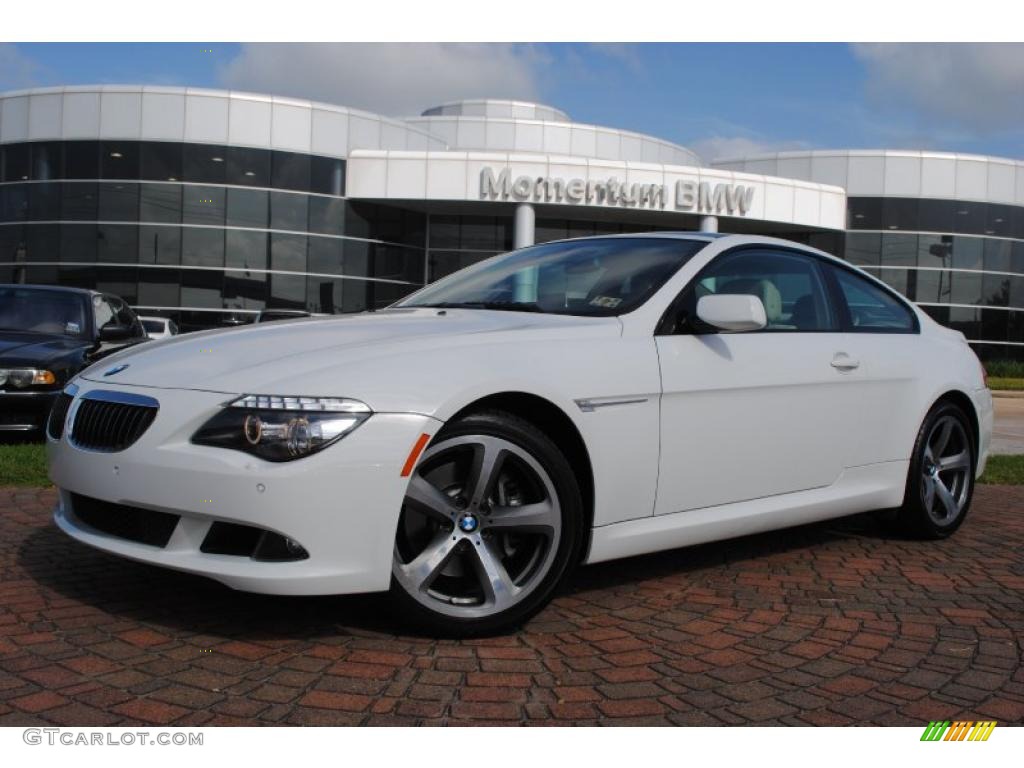 2008 6 Series 650i Coupe - Alpine White / Cream Beige photo #1