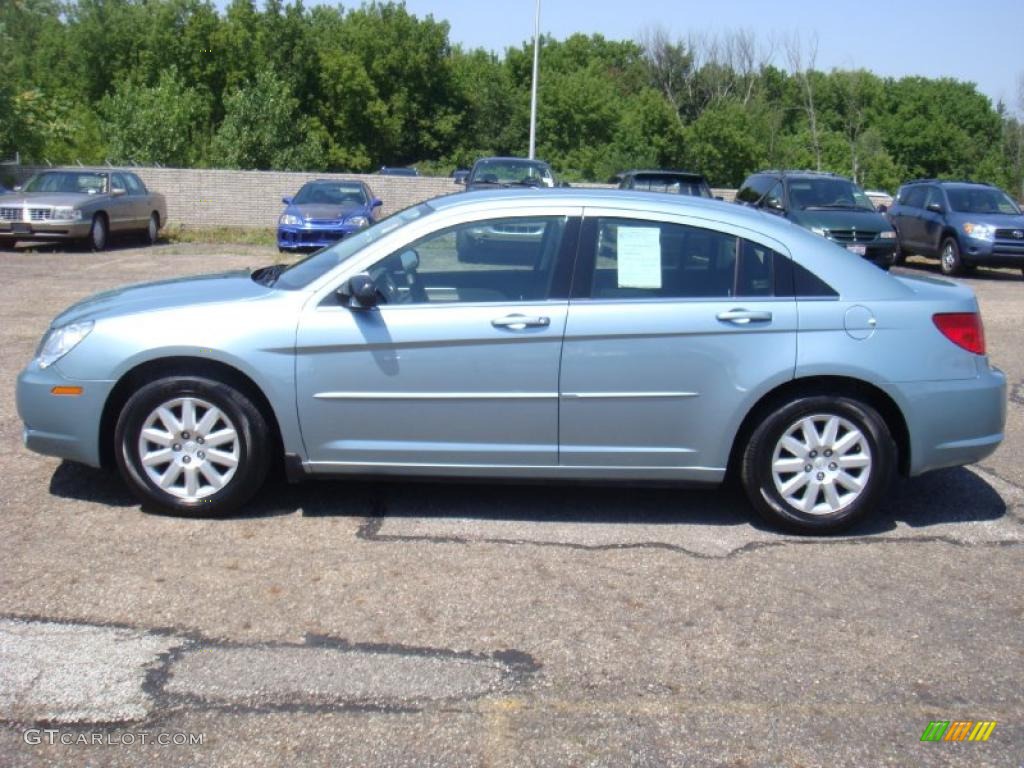 2009 Sebring LX Sedan - Clearwater Blue Pearl / Dark Slate Gray photo #1