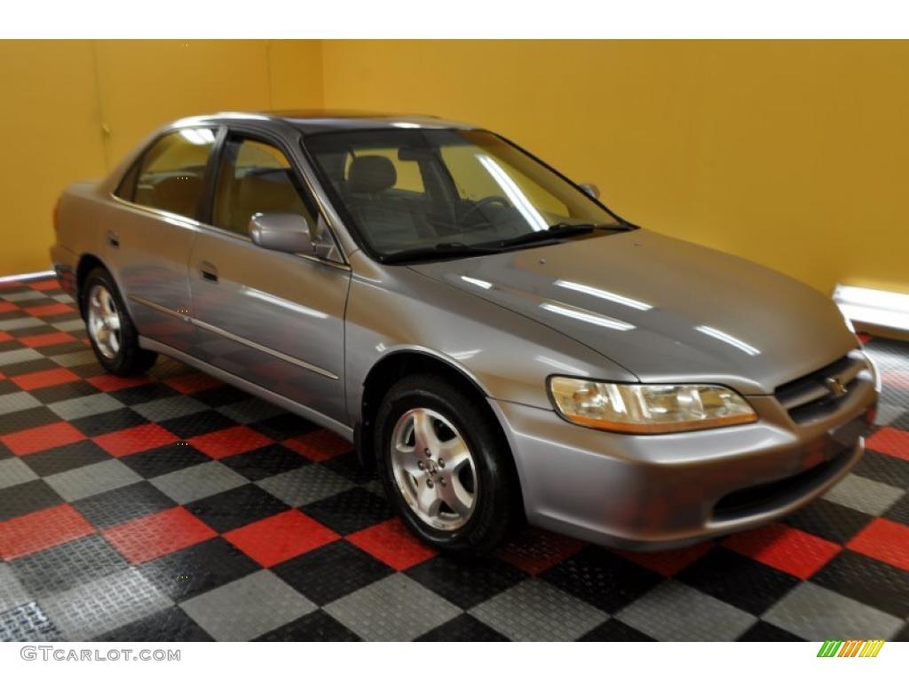 2000 Accord EX V6 Sedan - Signet Silver Metallic / Quartz photo #1