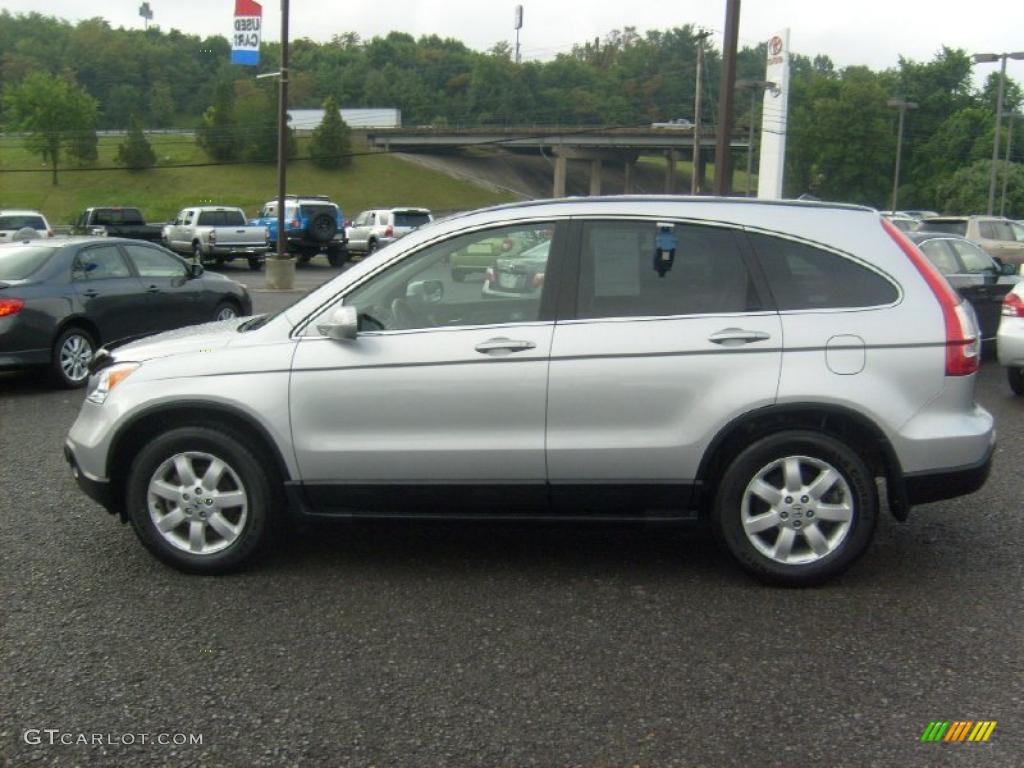 2009 CR-V EX-L 4WD - Alabaster Silver Metallic / Gray photo #4