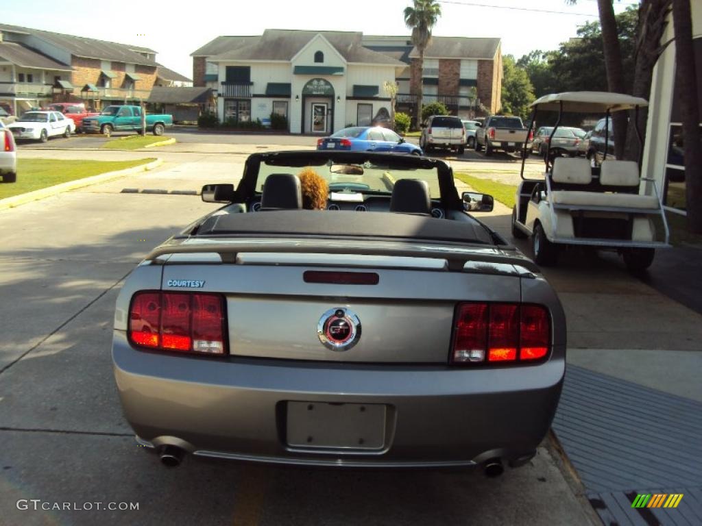 2008 Mustang GT Premium Convertible - Vapor Silver Metallic / Charcoal Black/Dove photo #3