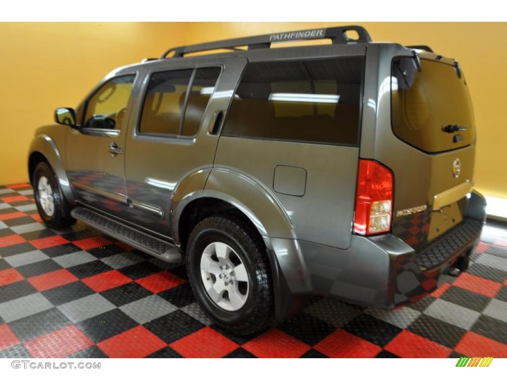 2006 Pathfinder SE 4x4 - Storm Grey Metallic / Graphite photo #4