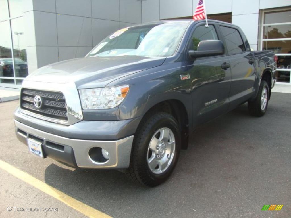 2008 Tundra TRD CrewMax 4x4 - Slate Gray Metallic / Graphite Gray photo #1