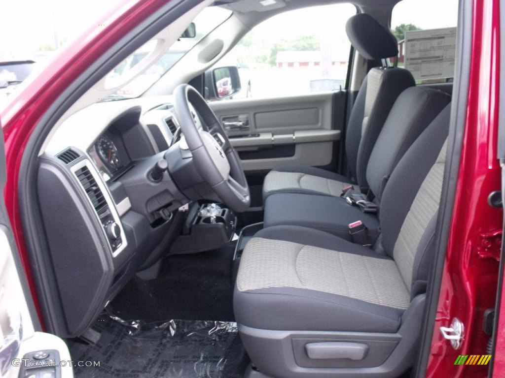 2010 Ram 1500 SLT Crew Cab - Inferno Red Crystal Pearl / Dark Slate/Medium Graystone photo #12