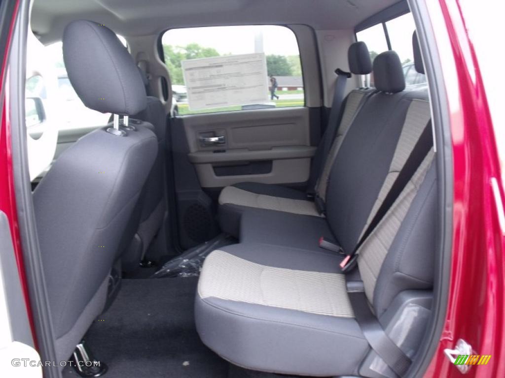 2010 Ram 1500 SLT Crew Cab - Inferno Red Crystal Pearl / Dark Slate/Medium Graystone photo #13