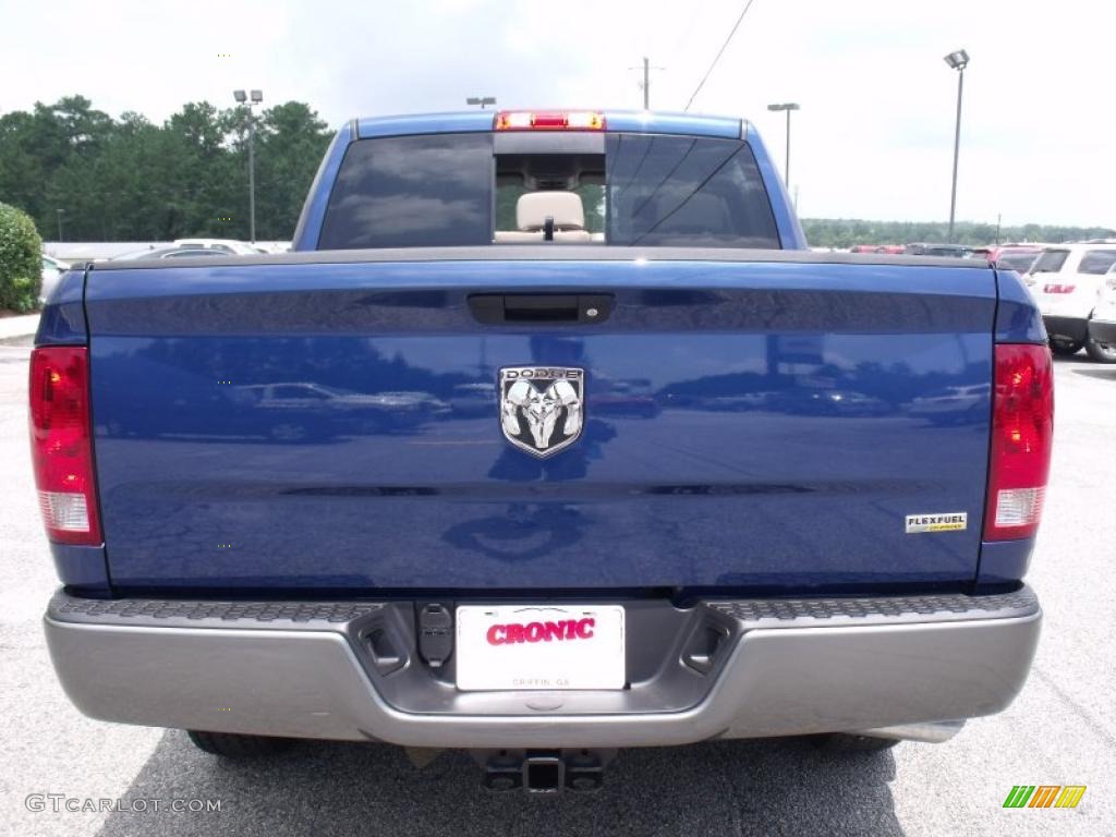 2010 Ram 1500 TRX Crew Cab - Deep Water Blue Pearl / Light Pebble Beige/Bark Brown photo #7