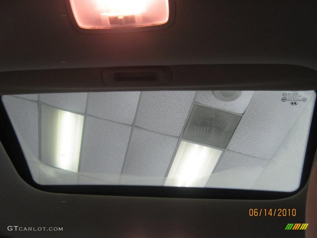 2009 Elantra Touring - Black Pearl / Beige photo #18