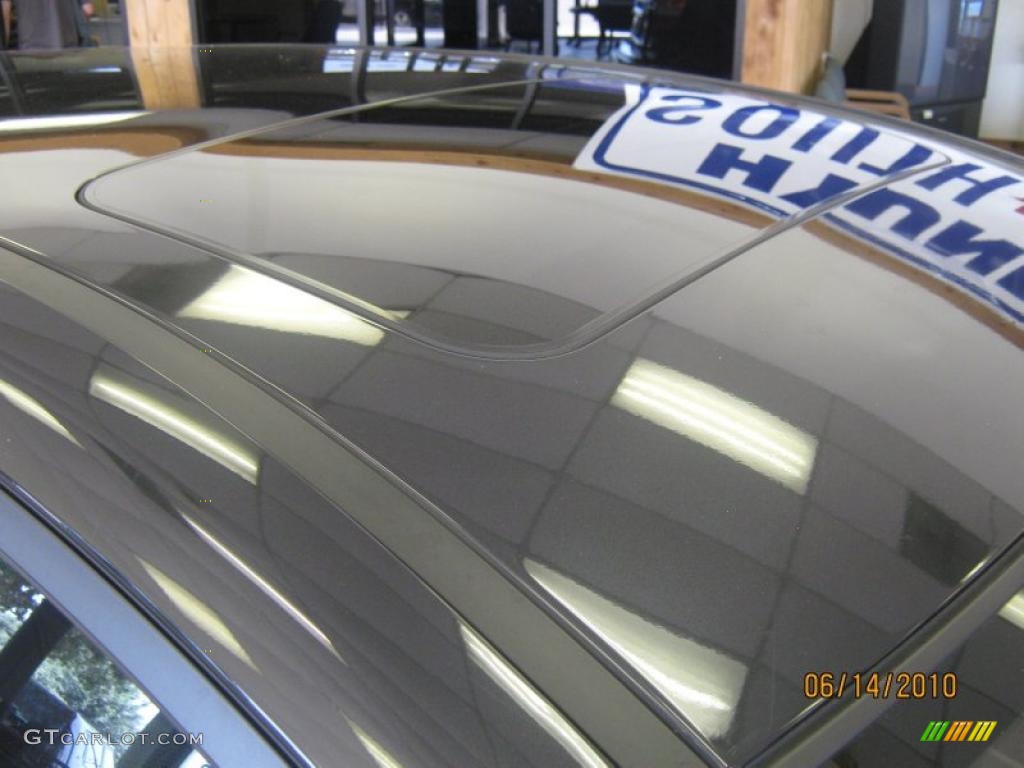 2009 Elantra Touring - Black Pearl / Beige photo #22