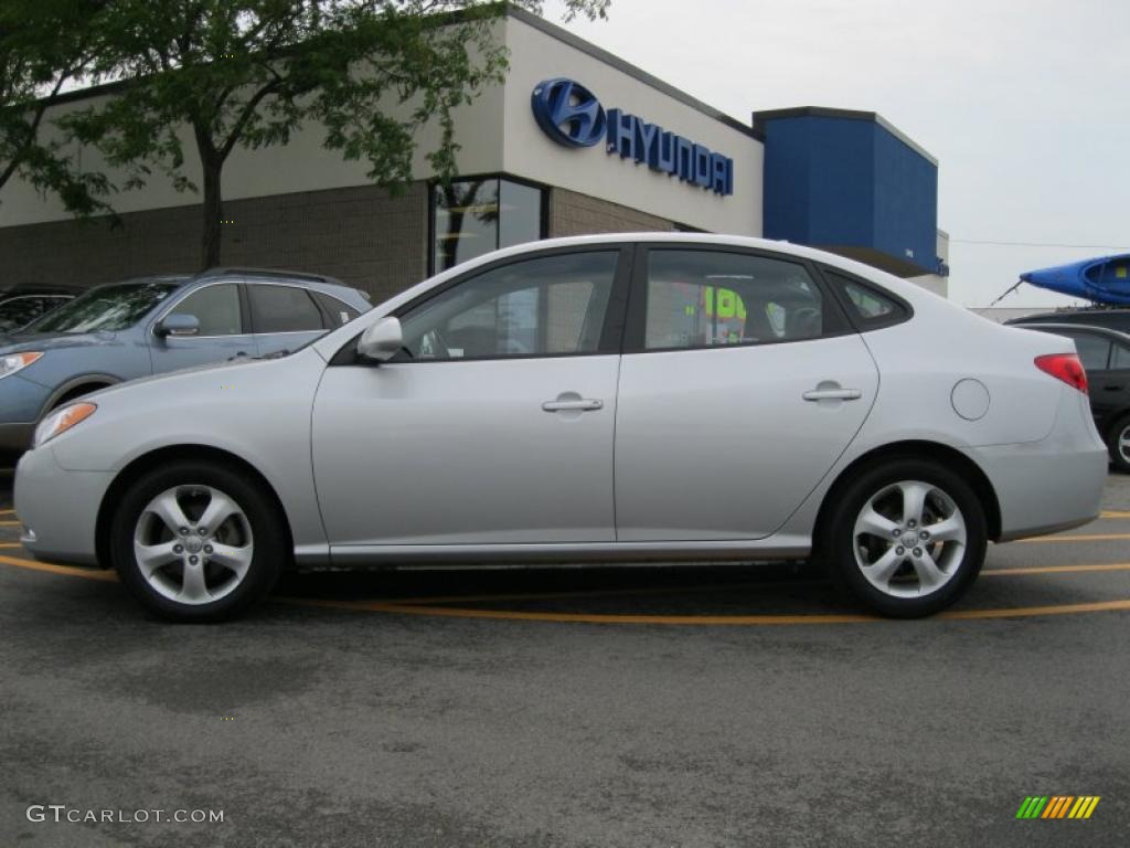 2009 Elantra SE Sedan - Quicksilver / Gray photo #6