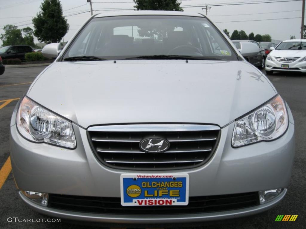 2009 Elantra SE Sedan - Quicksilver / Gray photo #14