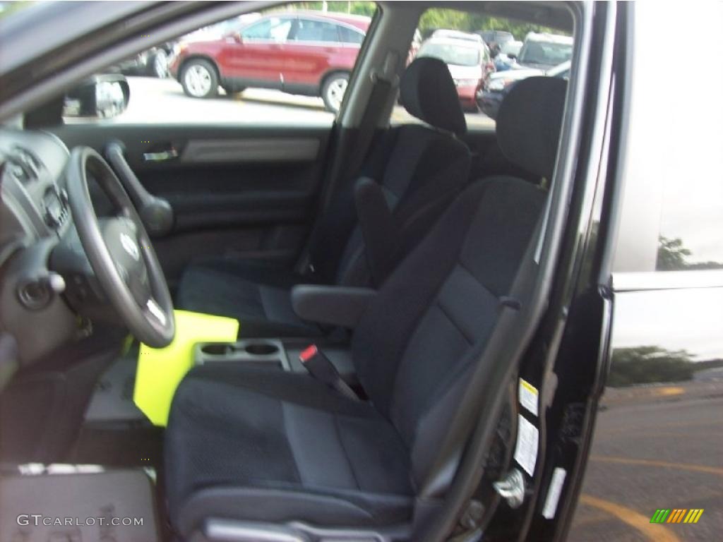 2009 CR-V EX 4WD - Crystal Black Pearl / Black photo #6