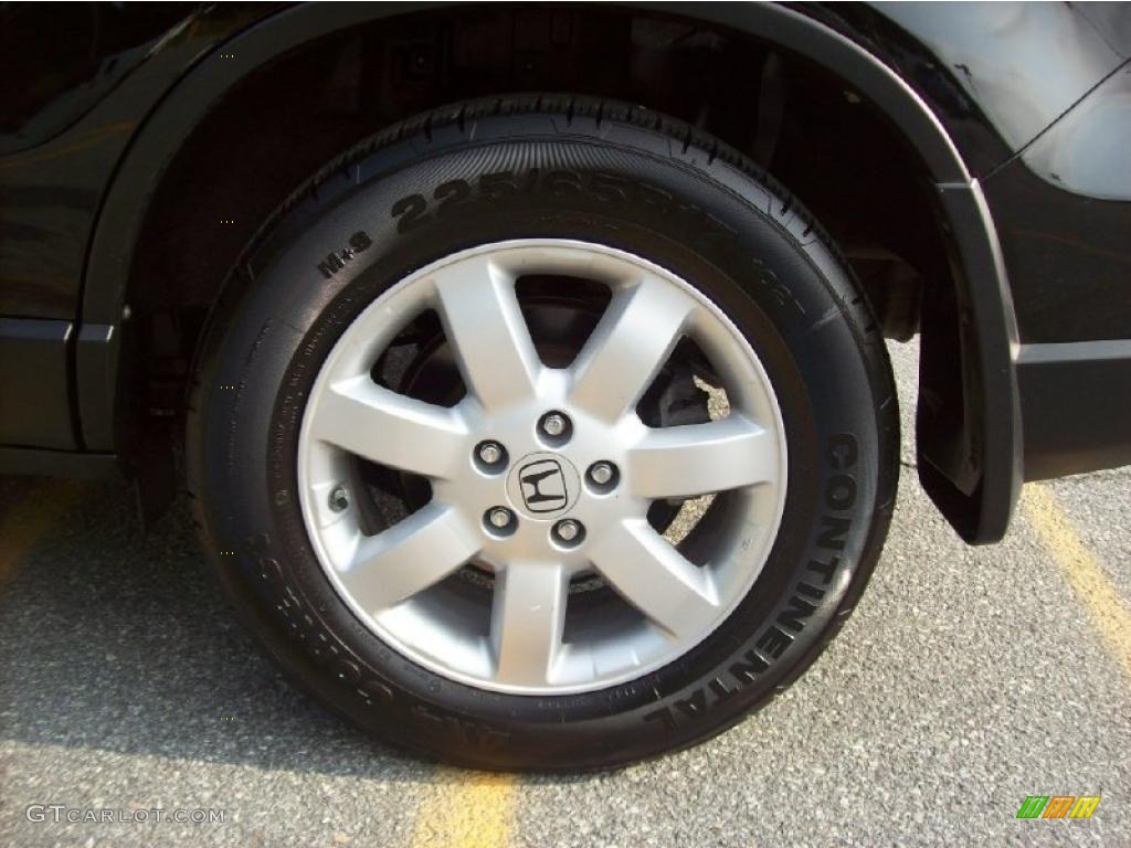 2009 CR-V EX 4WD - Crystal Black Pearl / Black photo #11