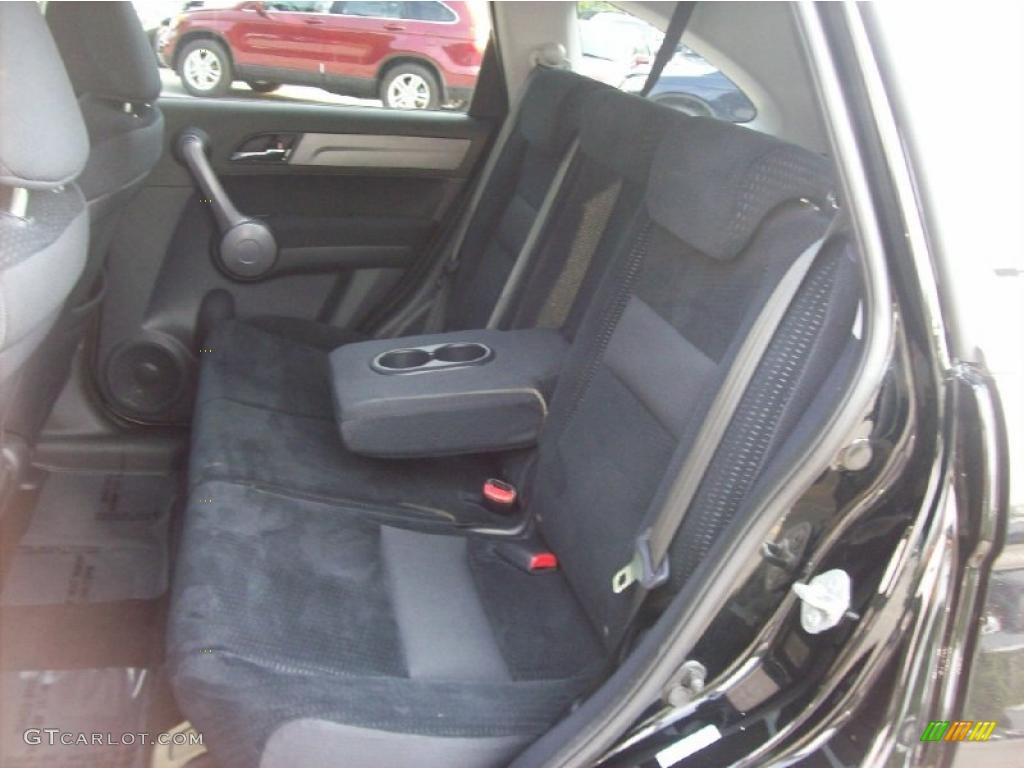 2009 CR-V EX 4WD - Crystal Black Pearl / Black photo #13