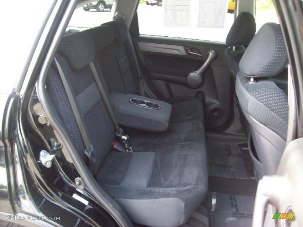 2009 CR-V EX 4WD - Crystal Black Pearl / Black photo #14