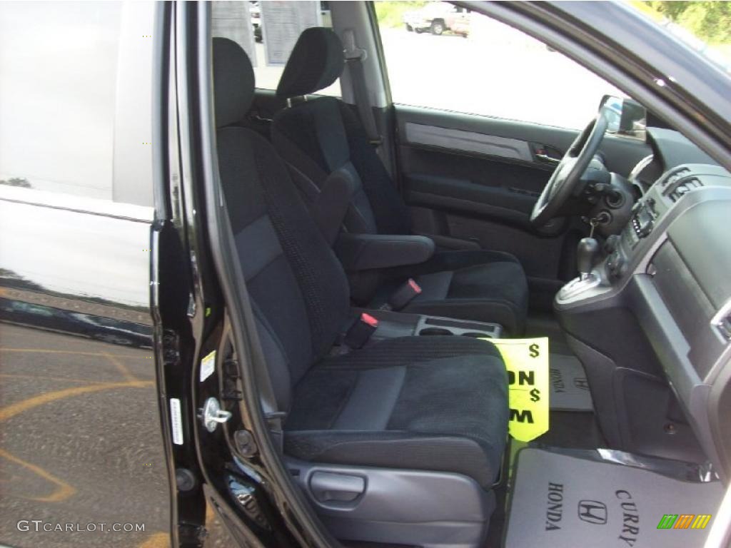 2009 CR-V EX 4WD - Crystal Black Pearl / Black photo #15