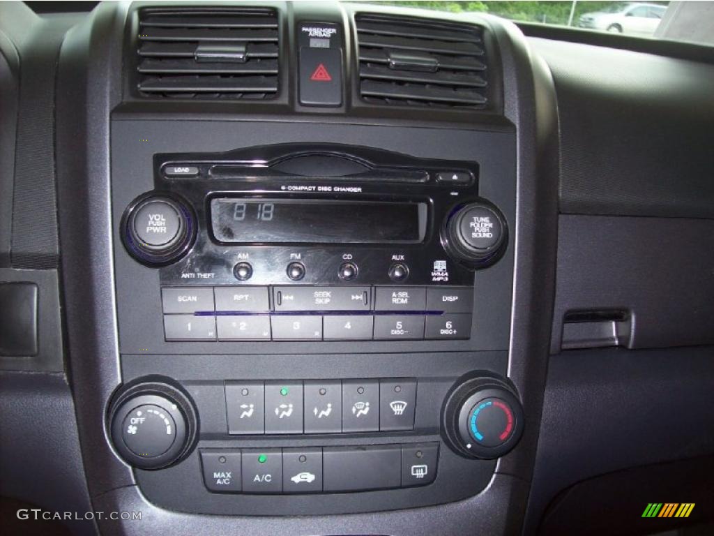 2009 CR-V EX 4WD - Crystal Black Pearl / Black photo #16