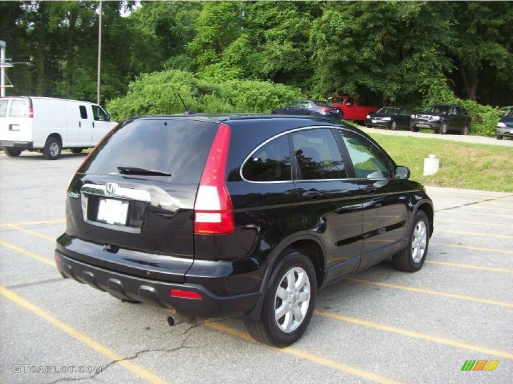 2009 CR-V EX 4WD - Crystal Black Pearl / Black photo #20