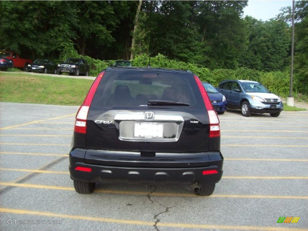 2009 CR-V EX 4WD - Crystal Black Pearl / Black photo #23