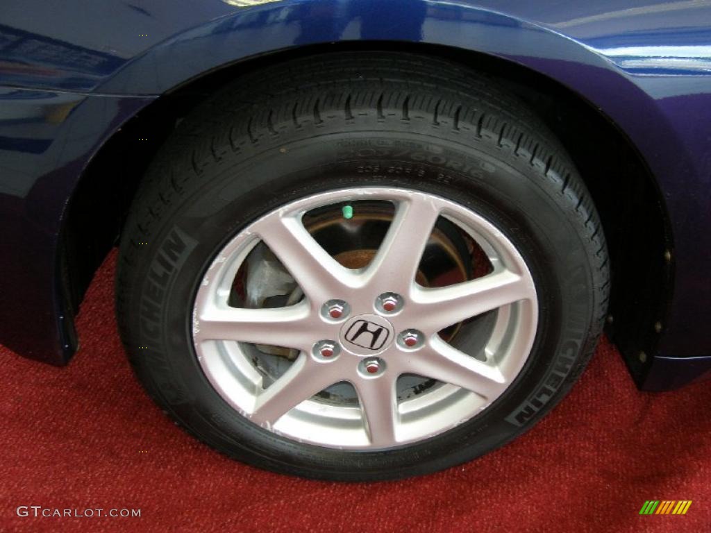 2003 Accord EX V6 Sedan - Eternal Blue Pearl / Gray photo #3