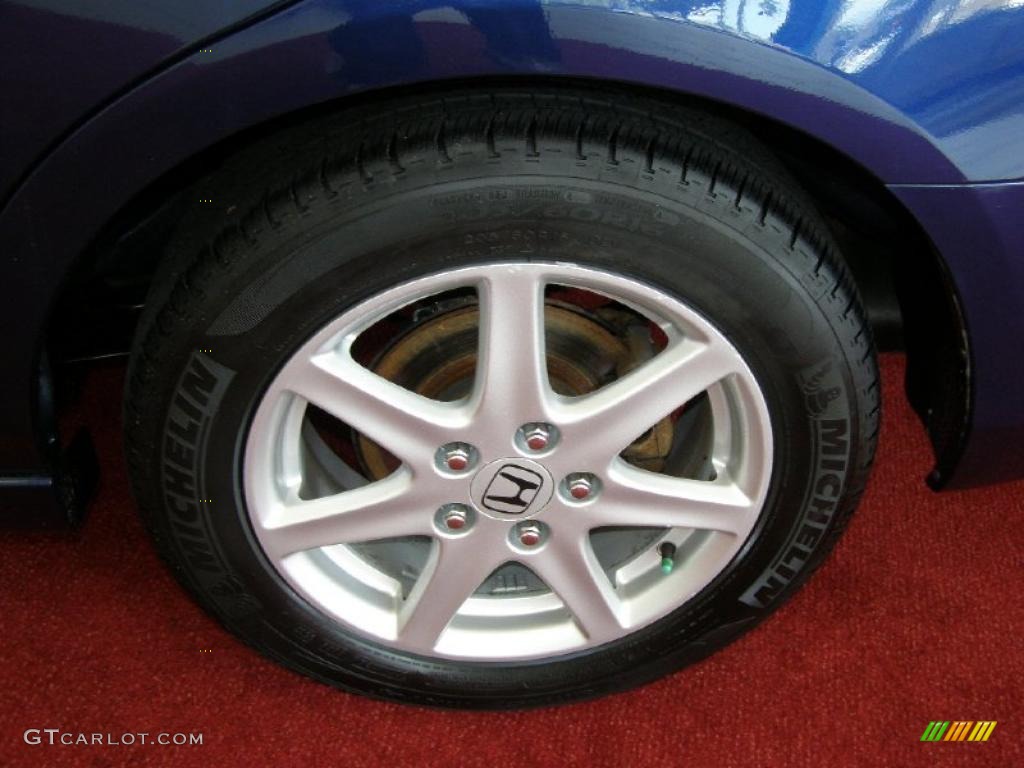 2003 Accord EX V6 Sedan - Eternal Blue Pearl / Gray photo #5
