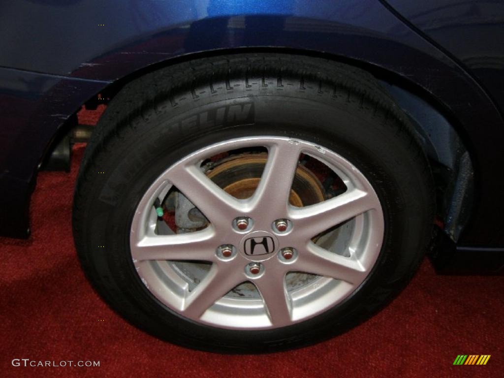 2003 Accord EX V6 Sedan - Eternal Blue Pearl / Gray photo #8
