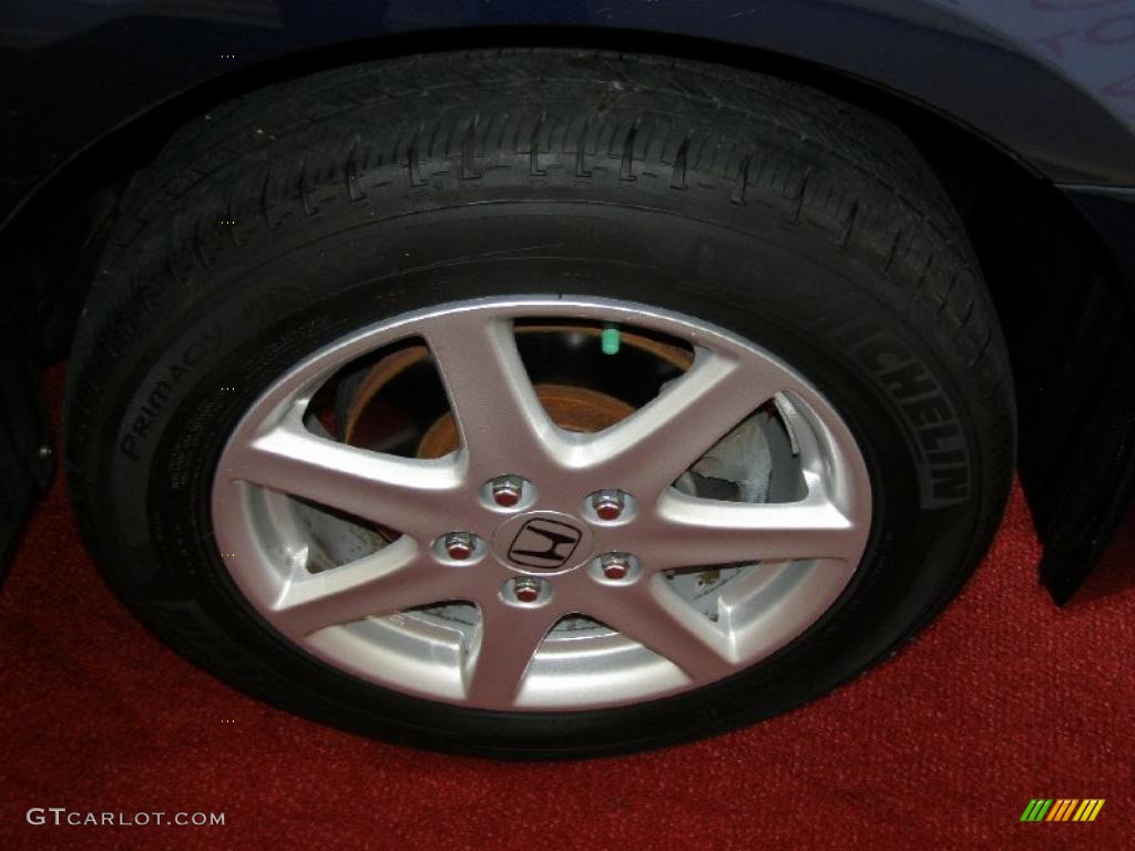 2003 Accord EX V6 Sedan - Eternal Blue Pearl / Gray photo #9