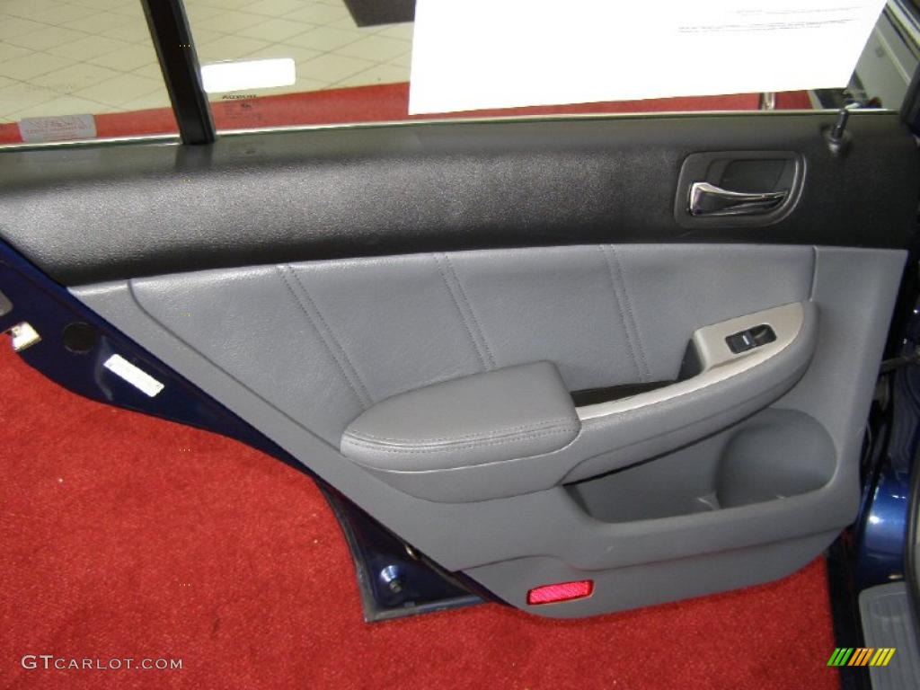 2003 Accord EX V6 Sedan - Eternal Blue Pearl / Gray photo #19