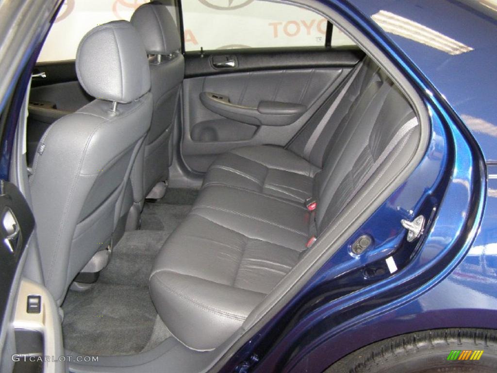 2003 Accord EX V6 Sedan - Eternal Blue Pearl / Gray photo #20