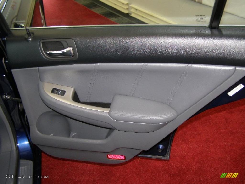 2003 Accord EX V6 Sedan - Eternal Blue Pearl / Gray photo #24