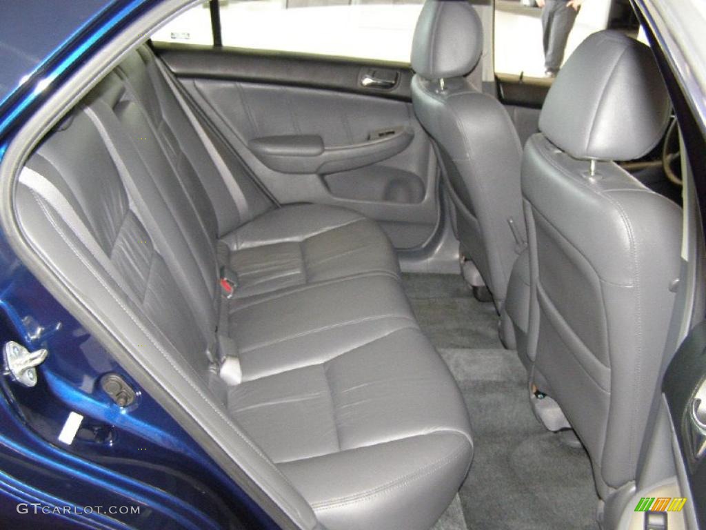 2003 Accord EX V6 Sedan - Eternal Blue Pearl / Gray photo #25