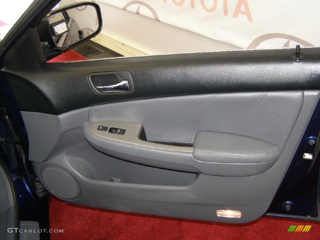 2003 Accord EX V6 Sedan - Eternal Blue Pearl / Gray photo #26