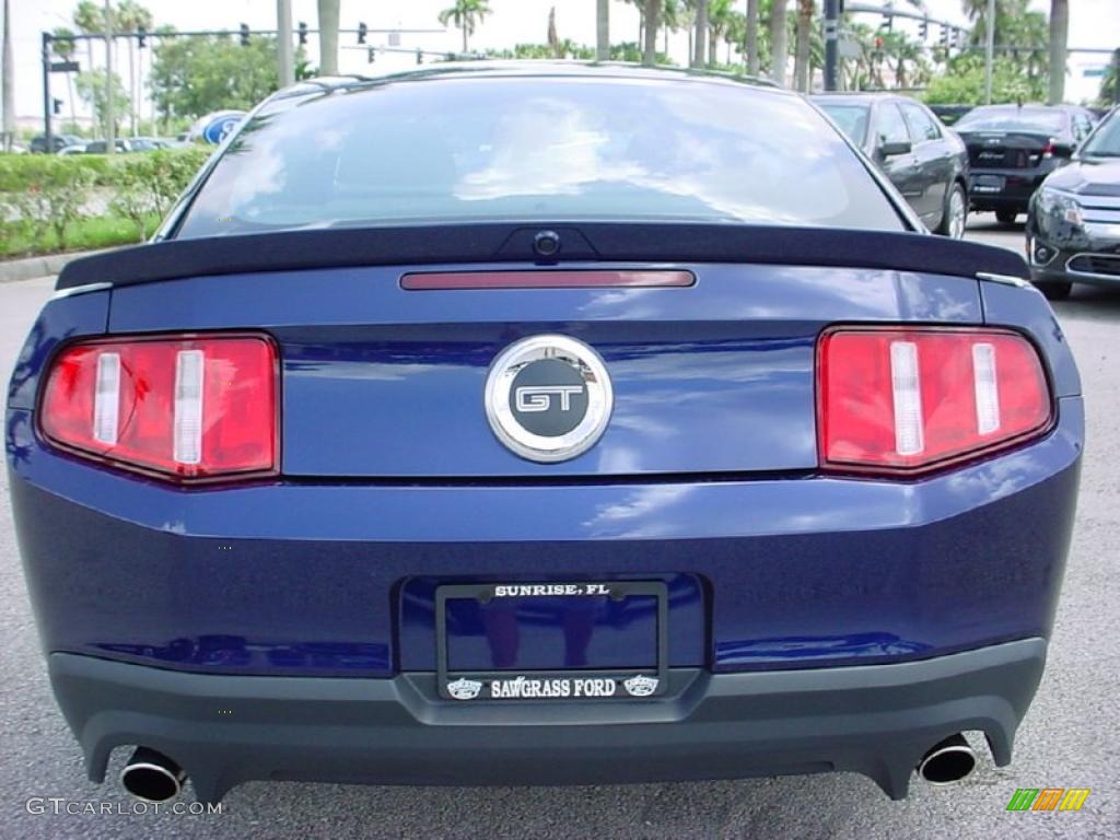 2011 Mustang GT Premium Coupe - Kona Blue Metallic / Charcoal Black/Grabber Blue photo #7