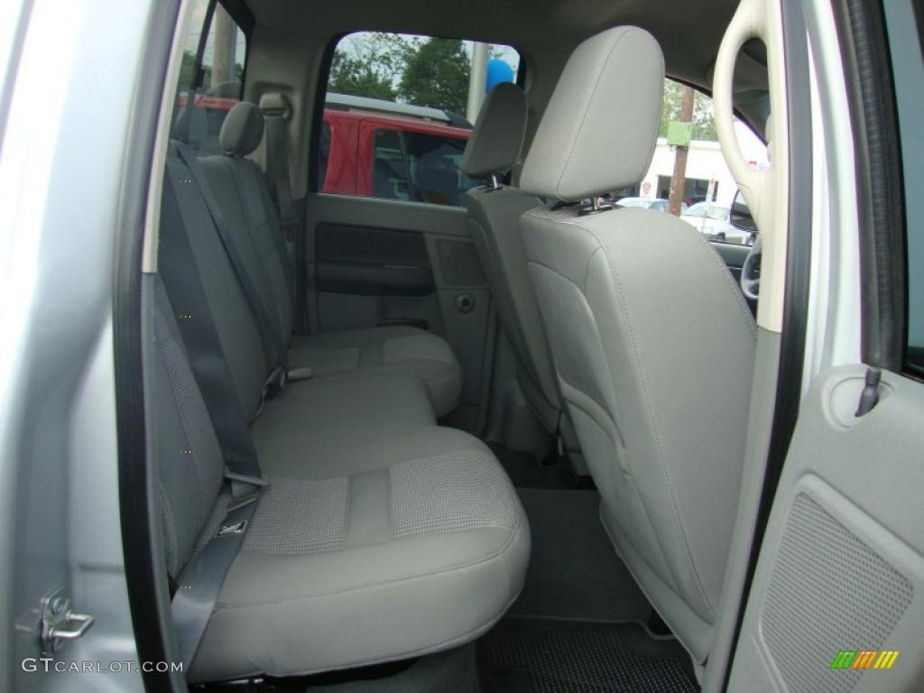 2008 Ram 1500 Big Horn Edition Quad Cab 4x4 - Bright Silver Metallic / Medium Slate Gray photo #15