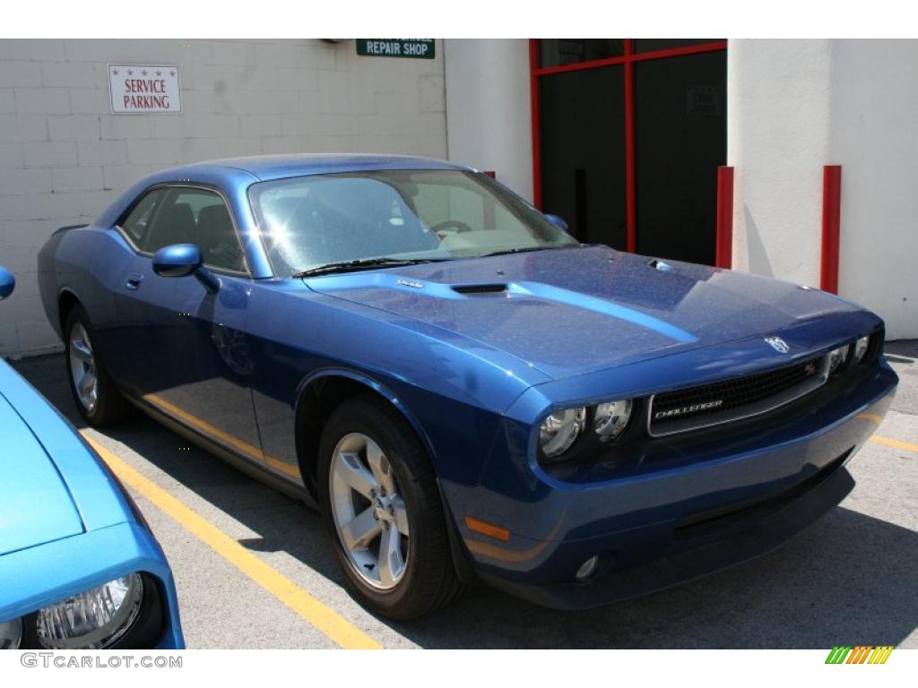 Deep Water Blue Pearl Dodge Challenger