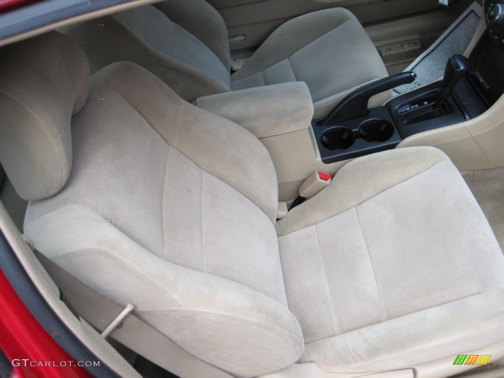 2004 Accord LX Coupe - San Marino Red Pearl / Ivory photo #7