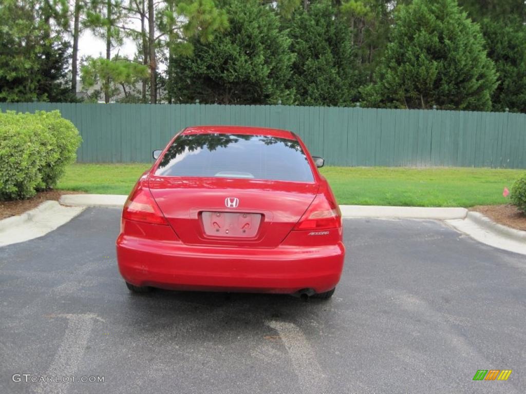 2004 Accord LX Coupe - San Marino Red Pearl / Ivory photo #9
