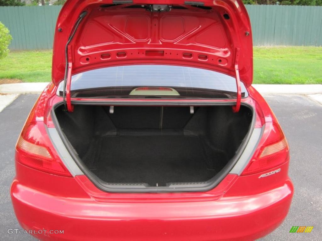 2004 Accord LX Coupe - San Marino Red Pearl / Ivory photo #14