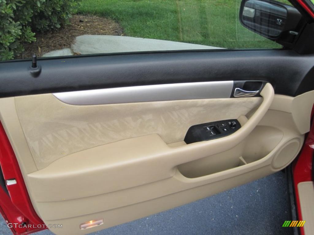 2004 Accord LX Coupe - San Marino Red Pearl / Ivory photo #16