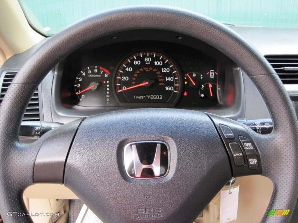 2004 Accord LX Coupe - San Marino Red Pearl / Ivory photo #17