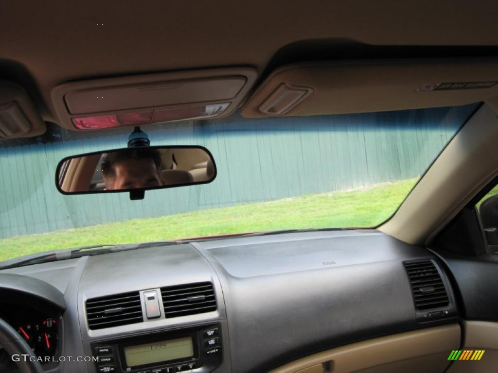 2004 Accord LX Coupe - San Marino Red Pearl / Ivory photo #18